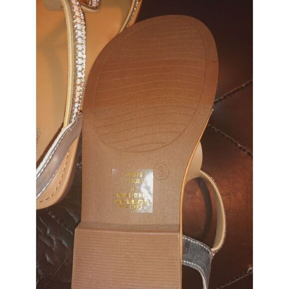 Cupcake Couture Silver Bling Alice Braided Strap Sandals . SZ 3M - Picture 6 of 6